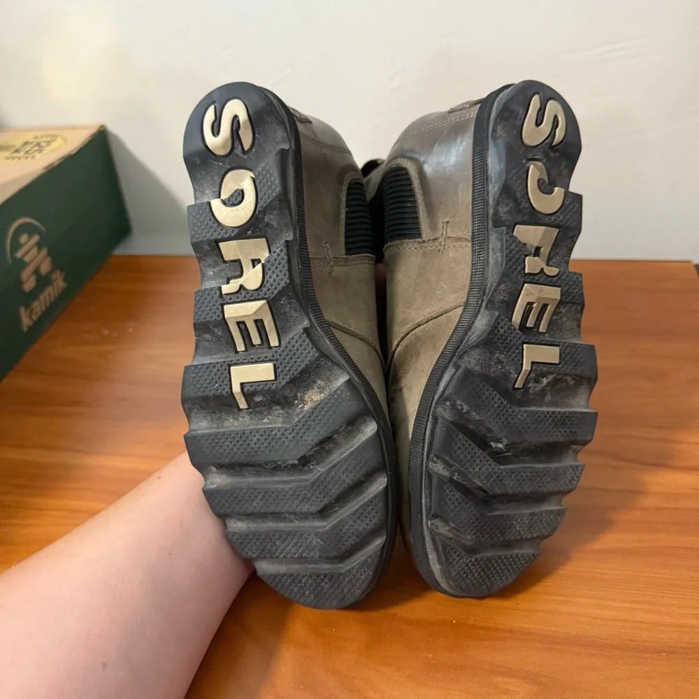 Sorel Joan‎ Of Arctic Wedge II Chelsea Boot Grey Brown 1808551052 Size 7.5